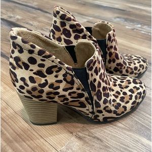Dr. Scholl’s Cheetah Booties